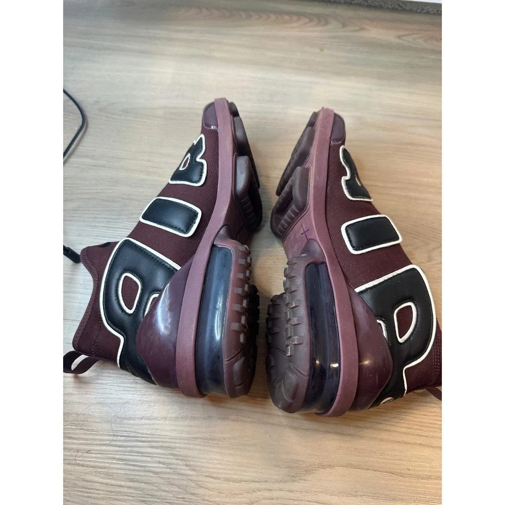 Nike Air More Uptempo 720 Burgundy Black High Top Sneakers women 8.5